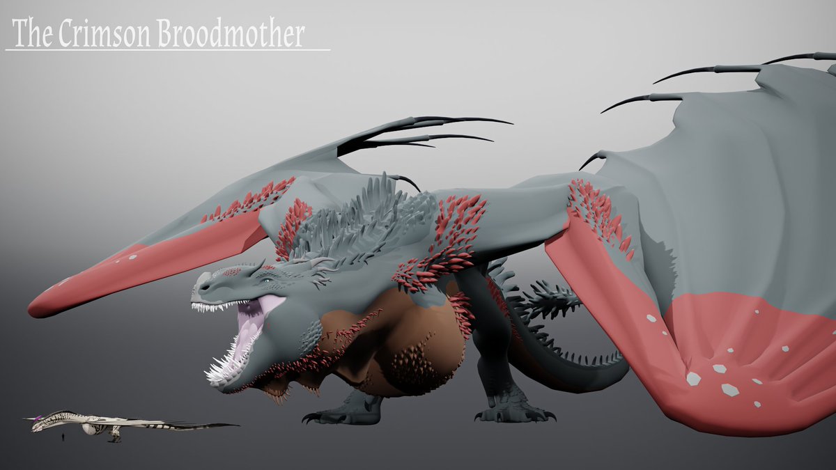 bestkingsun1's tweet photo. Httyd Red Death inspired Hotd dragon https://t.co/oK9q7pTYBW