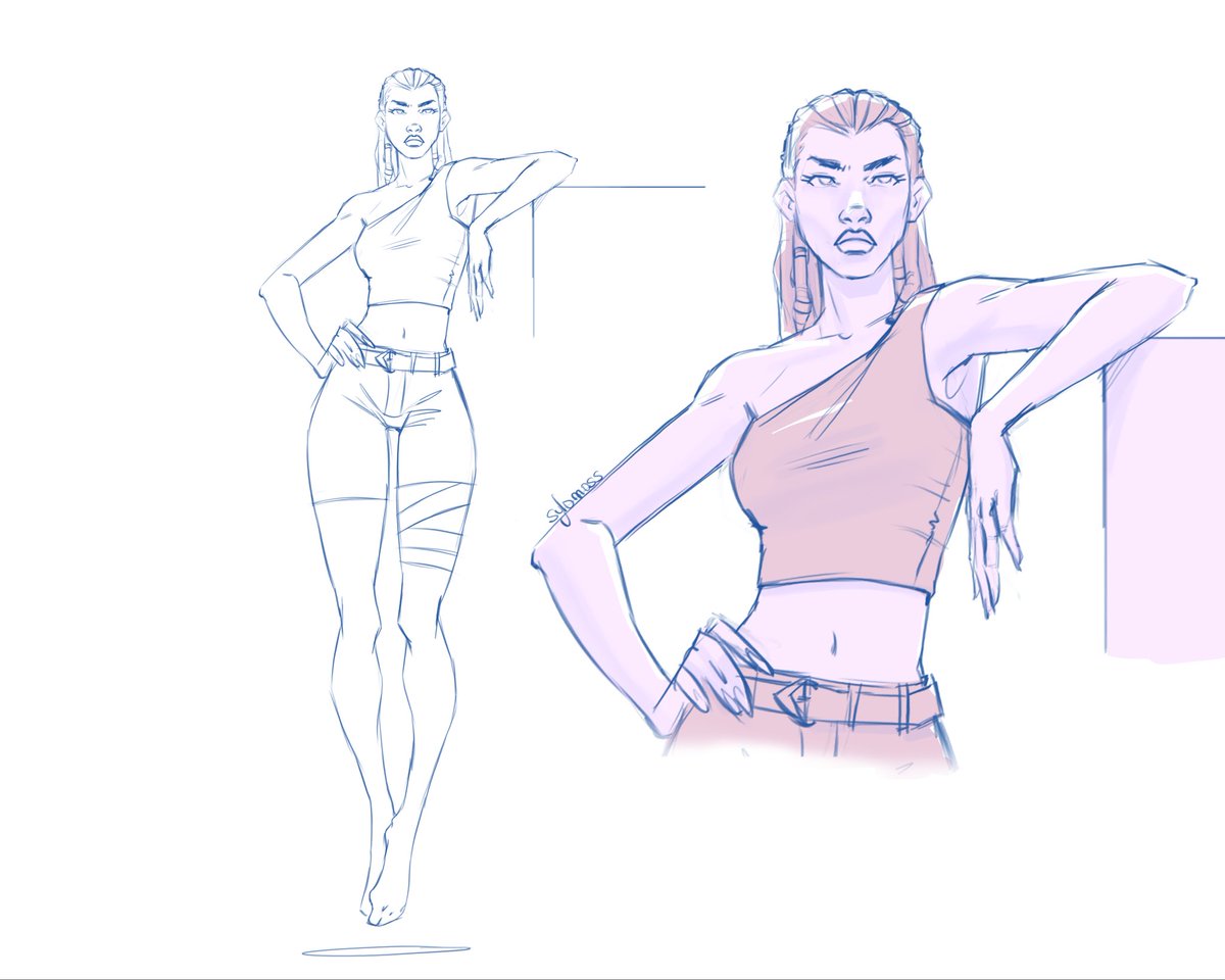 SyloMoss's tweet photo. Safe to say I’ve found my art style. 😎
I loved working on the line art. https://t.co/rcdVpLbu5x