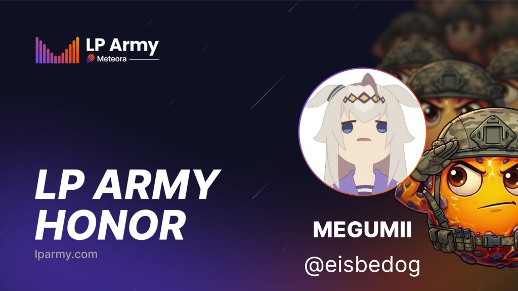 met_lparmy's tweet photo. LP Army wouldn't be where it is today if it weren't for our amazing community. We want to take some time to give a special shout out to some people that have be recognized for going above and beyond in helping others.

LP Army — A rare role granted solely to those who have made meaningful, long-term contributions to the community. This is reserved for the members who truly helped build and strengthen what we have.

@eisbedog 
@MichaelZogot 
@M0chifn 
@pesaluyy