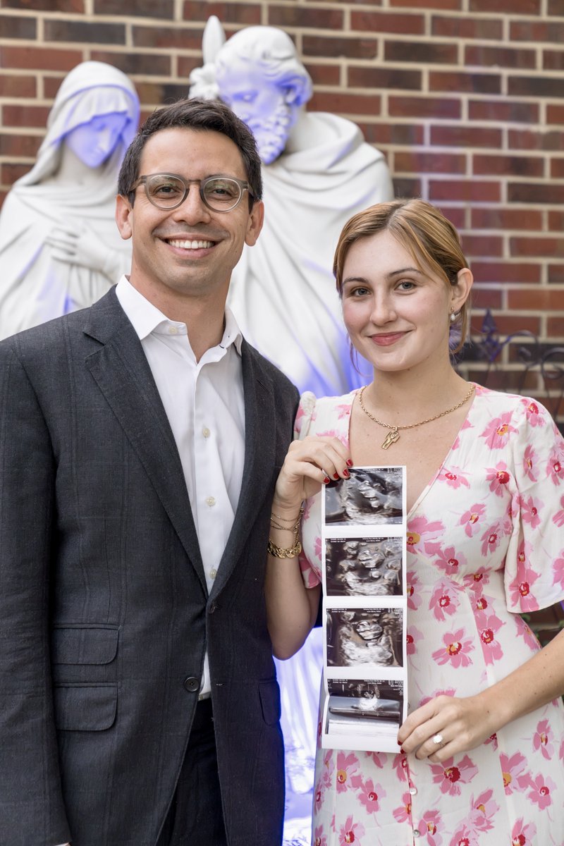 j_fishback's tweet photo. My wife Valeria and I are delighted to announce that we are expecting our first child. We thank God for this precious gift of life. We look forward to teaching our child to know, love, and serve Our Lord and Savior Jesus Christ.

🙏✝️ https://t.co/VL45wzkeVR