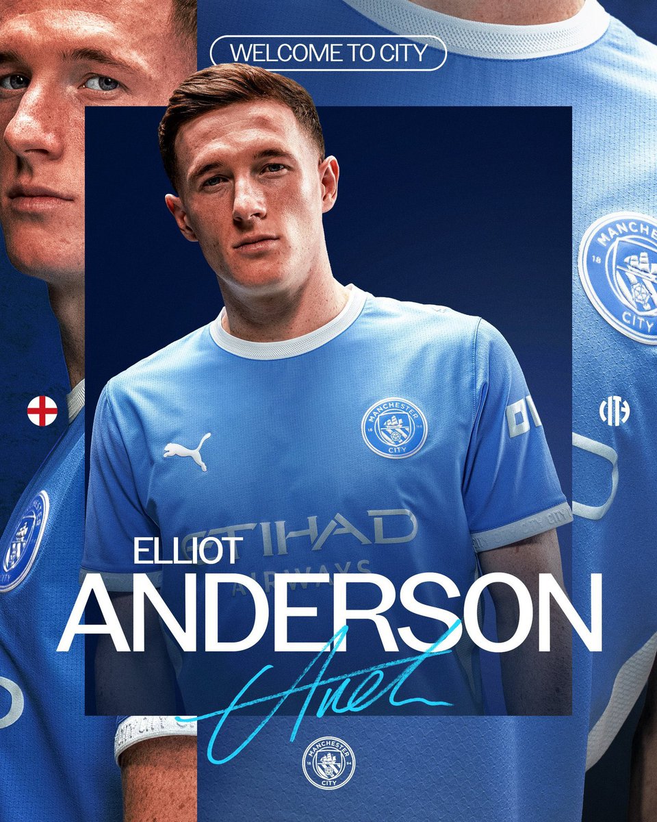 DiarioGols's tweet photo. OFICIAL!! 🚨🚨

Manchester City anunciou a contratação do meia Elliot Anderson, ex-Forest. https://t.co/caGICBudHx
