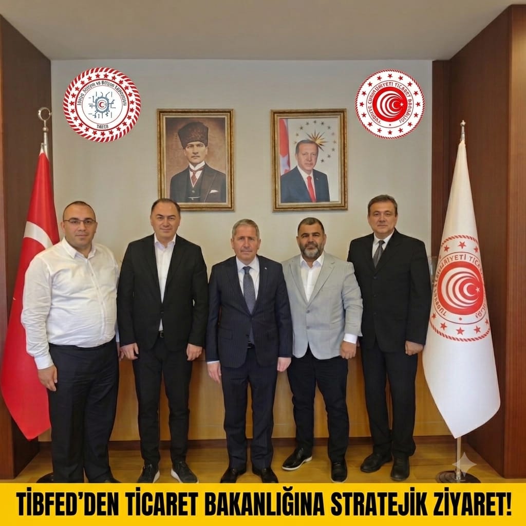 Tibfed's tweet photo. ‼️TİBFED'DEN TİCARET BAKANLIĞI'NA STRATEJİK ZİYARET‼️

⚠️170 Bin GSM Esnafının Sesi Ankara'da Duyuldu.⚠️

TİBFED Gen. Bşk. Ali YAVUZ, Genel Başkan Yrdc. Cemil AZUN ve Erdinç BAYSAL 20 Temmuz 2026 tarihinde Ticaret Bakan Yrdc. Mahmut GÜRCAN'ı ziyaret etti. 
#ceptelefonu #sondakika https://t.co/iiEsSXDQzH