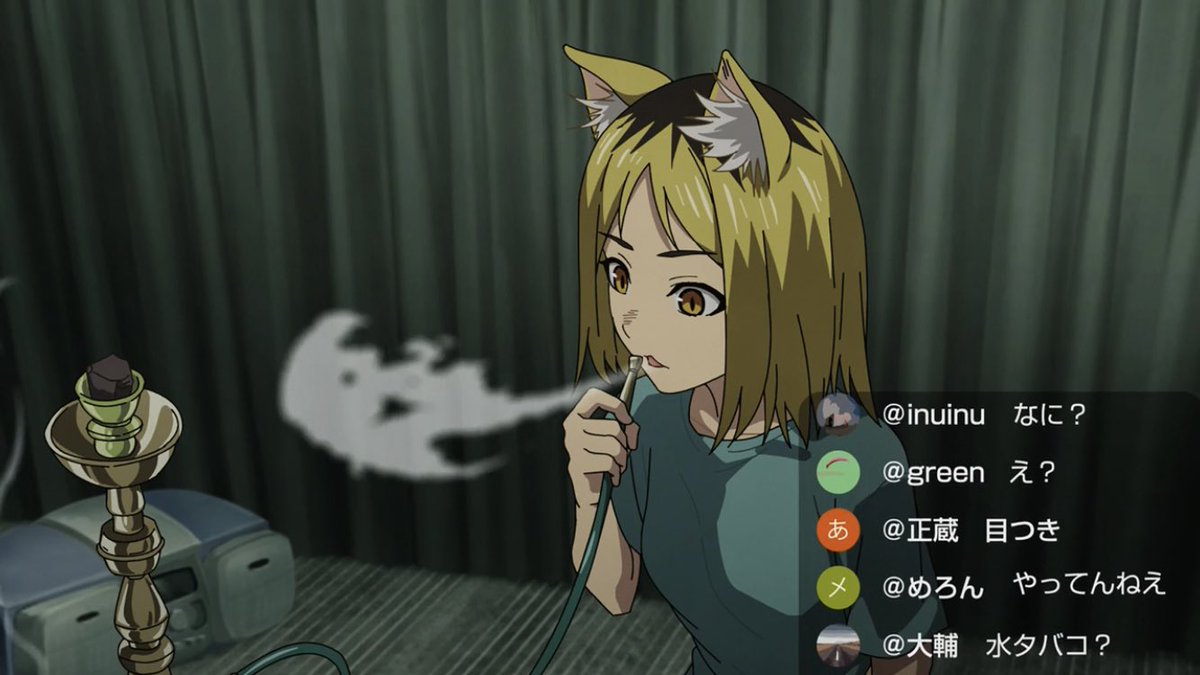 Yakuneko_'s tweet photo. #ヤニねこなりきりさんと繋がりたい 
 #なりきりさんと繋がりたい 
#なりきりさんがRTしてまだ見ぬなりきりさんとつながりたい

 #ヤニねこ 第4話ありがとうございましたっす！
4話は過激に攻めてましたっすねー…って！

何勝手に配信してんだお前！
ただのシーシャだよ！シーシャ！
出てけ！ばか！ https://t.co/O30aaMGLAk
