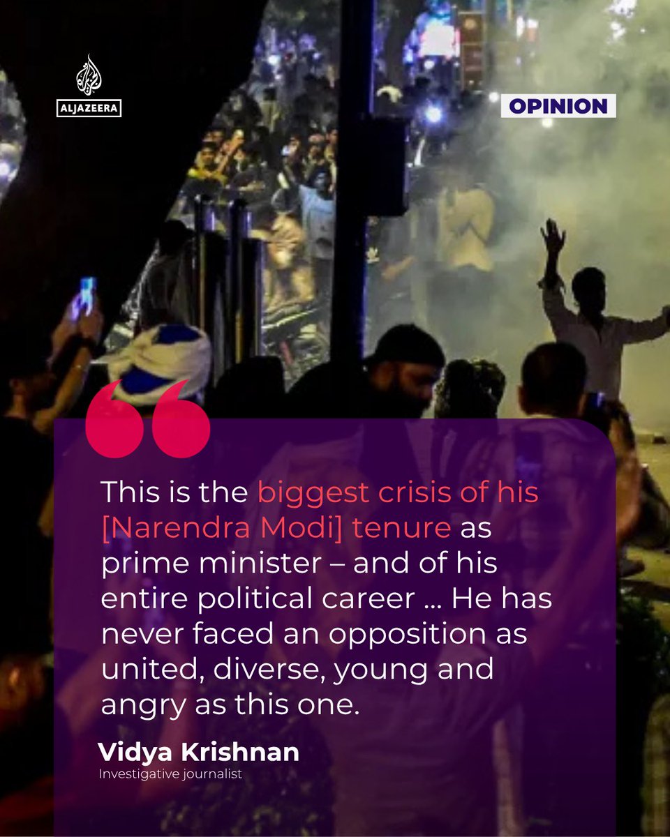 AJEnglish's tweet photo. In India, fear has switched sides – #AJOpinion by Vidya Krishnan.

🔗: https://t.co/4JC5LIUHBZ https://t.co/04UpEzHdgd