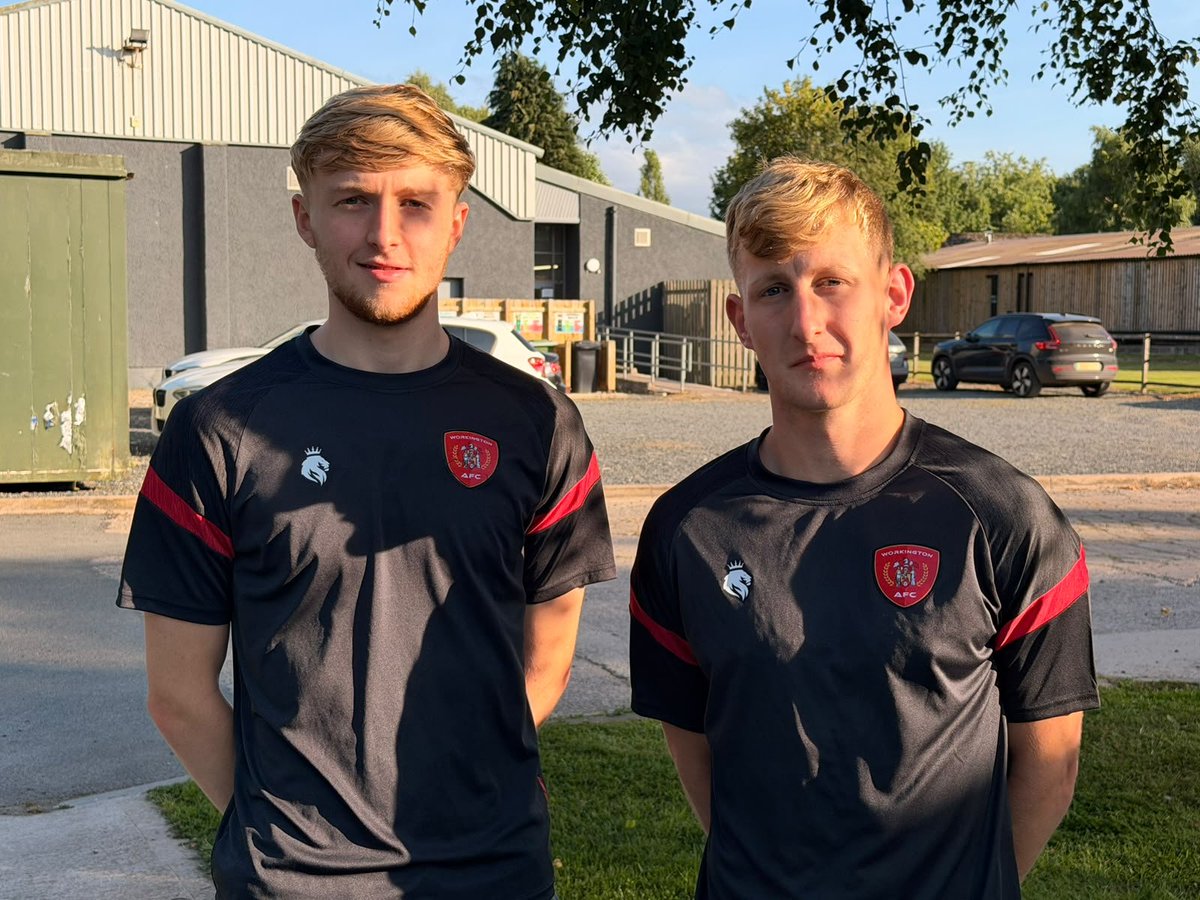 WorkingtonAFC's tweet photo. 📝𝗛𝗼𝗽𝗽𝗲𝗿 𝗮𝗻𝗱 𝗥𝗶𝗴𝗯𝘆 𝘀𝗶𝗴𝗻 𝘂𝗽

We are pleased to announce the signings of Dan Hopper and Simon Rigby following their release from Carlisle United.

#WeGoTogether #RedWhereverWeAre #OurTownOurTeam https://t.co/A5D47bmfUg