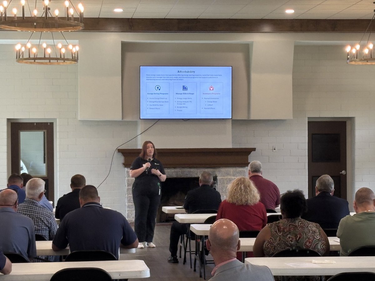 AshleyDomEnergy's tweet photo. Storm preparation is a year-round effort, not just something we do when severe weather is in the forecast. 

Thank you to our municipal and community partners for joining us this week at our storm readiness meeting in Graniteville. Preparation and partnership is key. https://t.co/LpiHzJBKmQ
