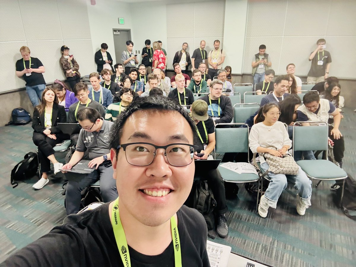junfanzhu98's tweet photo. 🔥 @saturdayrobotic × @siggraph 2026 Birds of a Feather was a full house. 🔥 Packed room, packed discussions, packed with hot takes.

A huge thank you to all of our speakers and everyone who joined the conversation on World Models for Robotics: Bridging Graphics, Simulation, and Physical Intelligence.

Some themes that sparked the most discussion:
• Neural rendering is shifting from images for humans to representations for machines, with learnable light transport, neural materials, and rendering pipelines optimized for downstream AI.
• Differentiable simulation is becoming practical, as new surrogate-gradient methods dramatically reduce memory and compute while preserving optimization quality for long-horizon physics.
• Deployable humanoids require full-stack intelligence—agentic interfaces, semantic safety, CBF-guided control, and unified whole-body policies—not just stronger foundation models.
• Across graphics, simulation, robotics, and physical AI, the boundaries are disappearing. The future stack is increasingly shared.

Thanks again to everyone who made this one of the most energetic @siggraph discussions we’ve hosted. Looking forward to the next @saturdayrobotic Reading Club! 🚀

#SIGGRAPH2026 #Robotics #WorldModels #PhysicalAI #EmbodiedAI #ComputerGraphics #Simulation #DifferentiableRendering #DifferentiableSimulation #Humanoids #AI