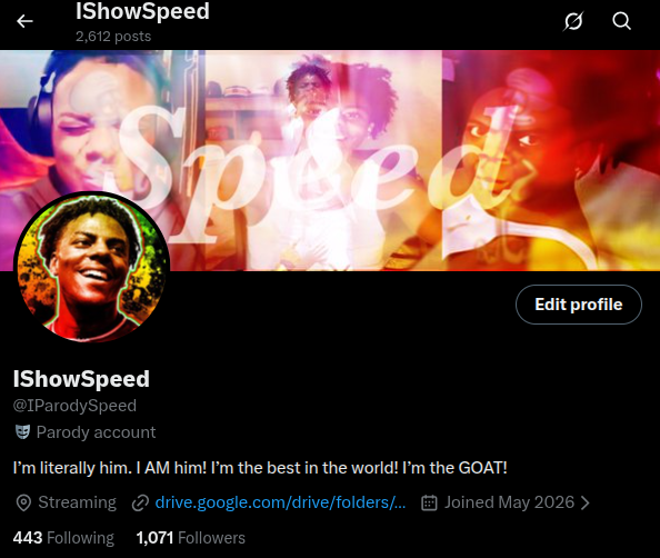 IParodySpeed's tweet photo. @/STARTINSTEPS made the PFP and @/poorlydrawhomer made the banner  I think they match up well https://t.co/NVFUJxSPt5