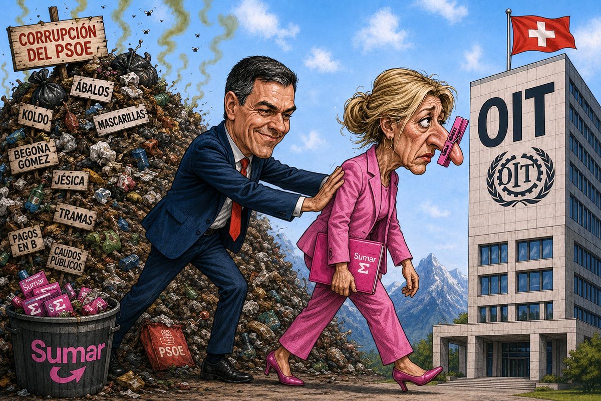 PabloCamPiq's tweet photo. ⭕️ Reflexión antes de dormir 85. (23-7-2026). #ReflexionAntesDeDormir

PUERTAS GIRATORIAS PROGRES.

Cuando se critica el colocódromo en el que se mueven, entran y salen sucesivamente los responsables políticos con capacidad de ostentar poder público, casi siempre el receptor de las críticas es el dirigente del espectro ideológico conservador o de derechas. Las puertas giratorias son corrupción moral cuando las utiliza la derecha, pero se convierten en premios merecidos, reconocimientos profesionales y brillantes trayectorias internacionales cuando el beneficiario es de izquierdas. O, al menos, eso pretenden que creamos.

Pedro Sánchez ha anunciado a bombo y platillo que propondrá a su vicepresidenta segunda y ministra de Trabajo, Yolanda Díaz, para dirigir la Organización Internacional del Trabajo. Y nos tomamos en serio la propuesta no por las manifiestas incapacidades de la pretendida premiada, sino por la sorprendente efectividad de Pedro Sánchez para colocar internacionalmente, en puestos de enorme relevancia y mejor remuneración, a sus mujeres afines.

Yolanda Díaz ha permanecido callada como una puerta ante las interminables tramas de corrupción que afectan a su socio y jefe, el PSOE. Quizás ese silencio cómplice, esa capacidad de mirar hacia otro lado cuando conviene, le haya servido para que, cuando el final de su proyecto político parece más que asegurado, el amado líder intente concederle un retiro dorado internacional.

Y hasta ahí parecen llegar los méritos de Yolanda Díaz para el puesto al que aspira.

Recordemos que Yolanda Díaz no sabe inglés y que, en materia de legislación laboral internacional, me temo que sabe lo mismo que yo: absolutamente nada. Eso sí, si su actual cargo, que ya cuenta con una retribución superior a los 100.000 euros anuales, puede parecerle una pequeñez, los más de 350.000 euros que percibiría en la OIT si resulta elegida convertirían este nombramiento en un retiro dorado de dimensiones extraordinarias para la manifiesta torpeza de la premiada.

Y tampoco es que la Organización Internacional del Trabajo sea precisamente un ejemplo de eficacia institucional. Básicamente se dedica a gestionar cientos de millones de euros para elaborar recomendaciones y propuestas que, en demasiadas ocasiones, los países miembros se pasan por el arco de triunfo.

Otro organismo internacional de la ONU que parece haber encontrado una función adicional a la que figura en sus estatutos: servir de aparcamiento dorado para los elefantes políticos de los países que lo forman. Un lugar donde colocar a dirigentes amortizados, alimentar egos insaciables y garantizar que el final de una carrera política pueda ser, además de glorioso, extraordinariamente lucrativo.

Y luego nos explicarán que las puertas giratorias son un problema. Pero, por supuesto, solo cuando giran en la dirección equivocada.

Pablo Cambronero. Mañana más…