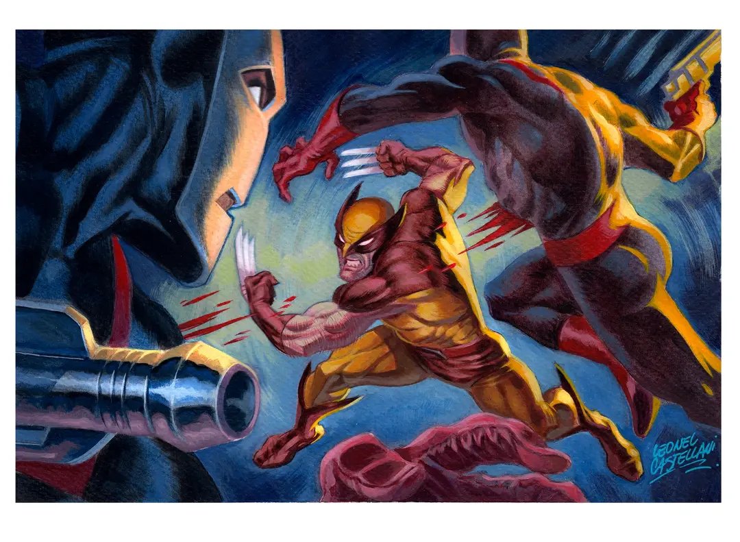 AltercomicsST's tweet photo. 🐺 The brown suit never goes out of style. 🔥
#LeonelCastellani #Wolverine #Marvel #CommissionsOpen #AlterComicsStudio https://t.co/8JLINVq6KV