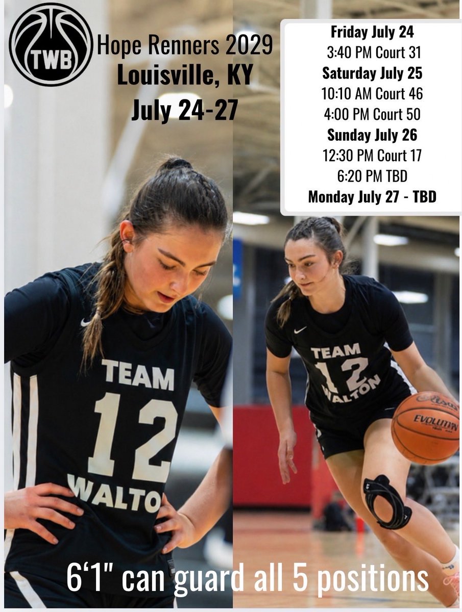 HopeRenners's tweet photo. Hi Coaches, please come watch our Team Walton team @thetaliawalton play this weekend in Louisville, KY! We play with a lot of effort, enthusiasm and positive energy! ⚡️Thank you and we hope to see you soon! @GraceRenners @coachgarner12 @CoachCourtnay @CoachReiss32 @COACHMYERS5 @NettieRespondek @reidguzdanski @Wisdom_14 @tempiebrown @SambaJohnson @CoachHarris03 @CoachJennyHuth @GoIrishCoachO @MaMaMiaBria @sydkid2 @edwards__dani @Janelle_Silver @hollyhoop1 @lonnette_patric @trevorwoodruff @CariannRamirez @ToddStarkey33 @ashleighmlopez @coachKTB @BrittCoop15 @CoachKohlheim @KatieFalco1 @kraefin @SamGuastella @jhillhoops @coachclinezag @DevenHunter32 @p_schrater @cduconn   @Coachlaurenhol1 @CoachAliSanders @_alexishyder @jcraterman @NicciHaysFort @_jordedwards @Coach__LB @GoDucksJKB @KamieEthridge @Harlyn__ @CoachCydneyMac @minsell @BoomJamey @Coach_AmyMalo @ColstenThompson