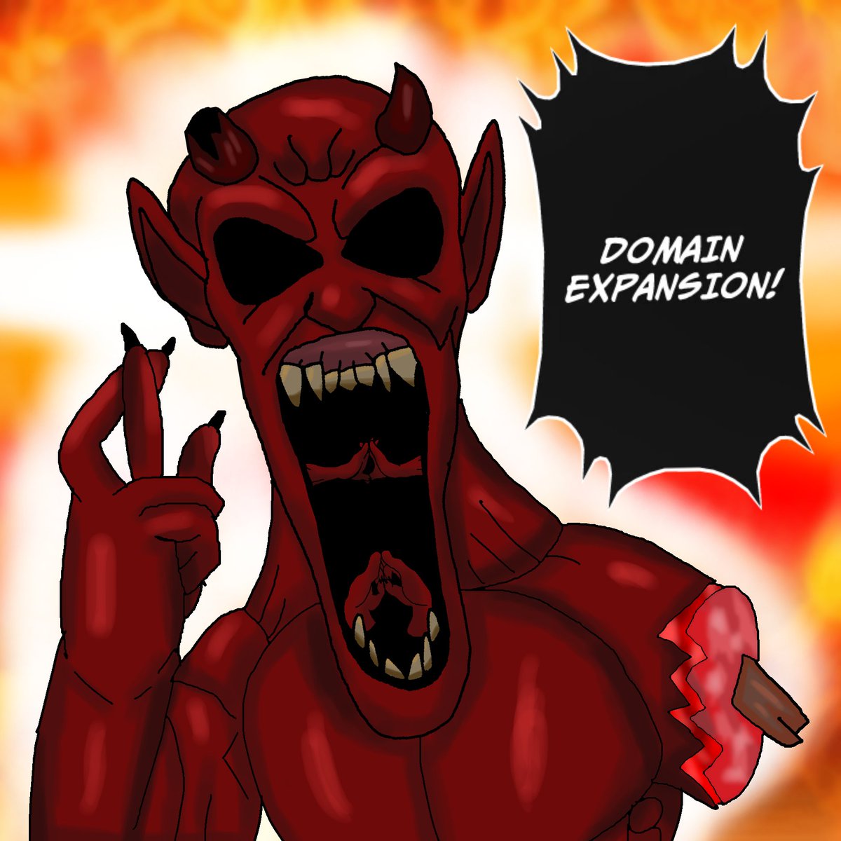 MasEl61722's tweet photo. hehe i did some bullshit
me and my friends were jocking about that one ability of vapor being a domain expansion LoL
soooo i wanted to draw it cuz im stupid.
#Pillarchase2 #pillarchase2recode https://t.co/ABvJUgcKMw