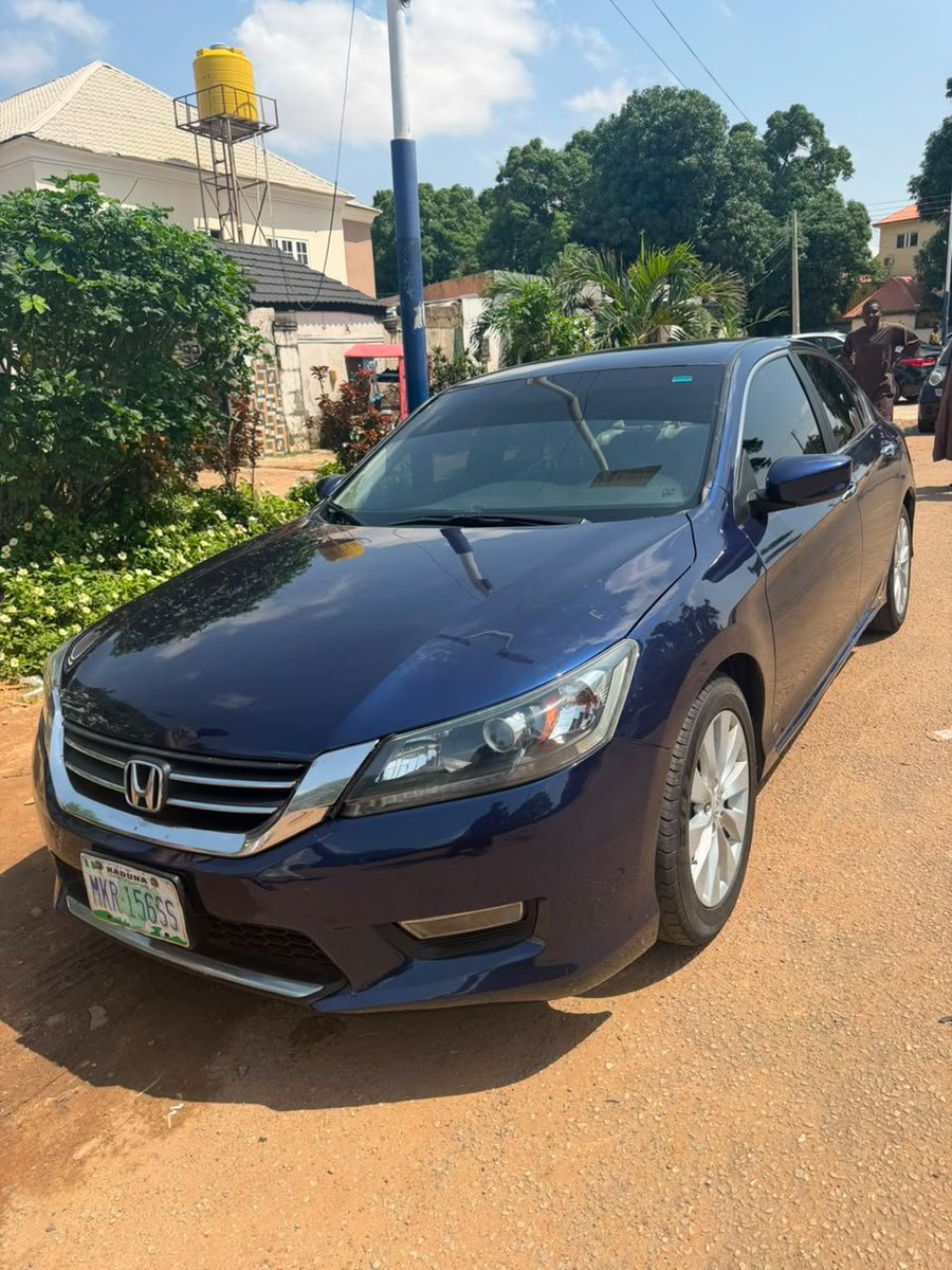 aimoney0's tweet photo. DISTRESS SALE‼️
Honda Accord 2013 Model Super Clean With Original Duty✅

💰 Price: Going For 7.6M Only
📍 Location: Kaduna
🚚 Nationwide delivery

☎️ Call/WhatsApp: 07081407463/08143977381

🔁 Please like and repost. Someone on your TL might be interested.🙏 https://t.co/avG0lS1TVH