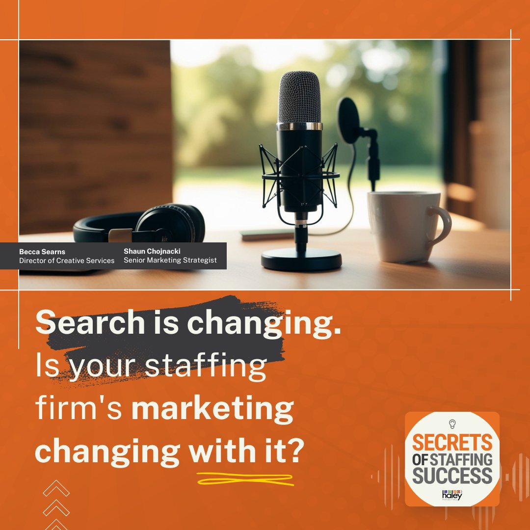 haleymarketing's tweet photo. Discover how AI is reshaping search, what it takes to get found in ChatGPT and Google AI Overviews, and how to turn more website visitors into leads.

Listen now on Spotify: https://t.co/9GXcSX3bp5 https://t.co/vKSLnnT7YX