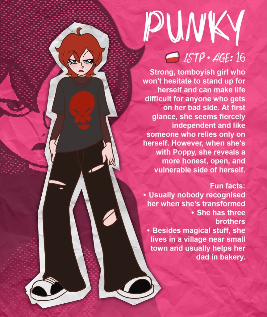 samiedoodles's tweet photo. In a world of magic, demons, and mystical creatures, Punky and Poppy are students at a magic school and future guardians. They're doing their best to find something to help them control their magical powers. At the same time, they're sent to protect a small town from evil.  #oc https://t.co/TGy4vbVIdU