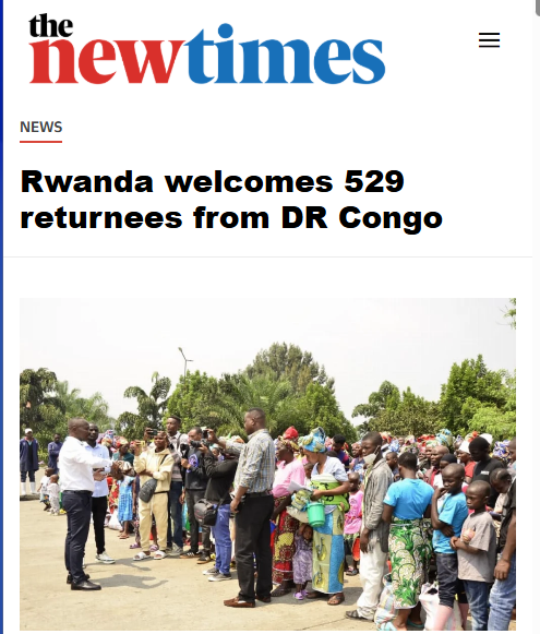 CyizaLiza's tweet photo. The return of more than 500 #Rwandans is not just a statistic; it's hundreds of families being given another chance.
Their courage to return, and #Rwanda's continued commitment to welcoming and supporting its citizens, sends a powerful message.
To those still trapped out there, home has always been waiting.
#RwandaWorks