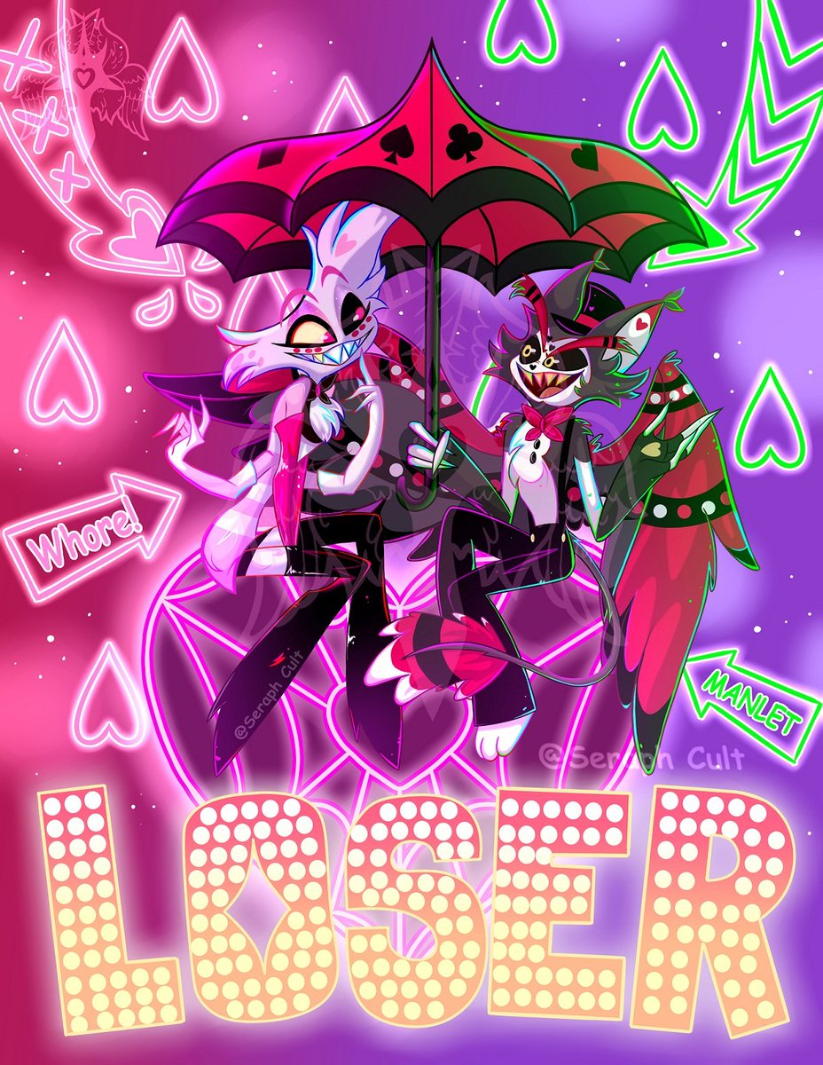 Seraph_Cult's tweet photo. New print huskerdust available ❤️
#huskerdust #hazbinhotel #angeldust
#husk
#print
#merch
#seraphcult https://t.co/IhHEqhDR5t