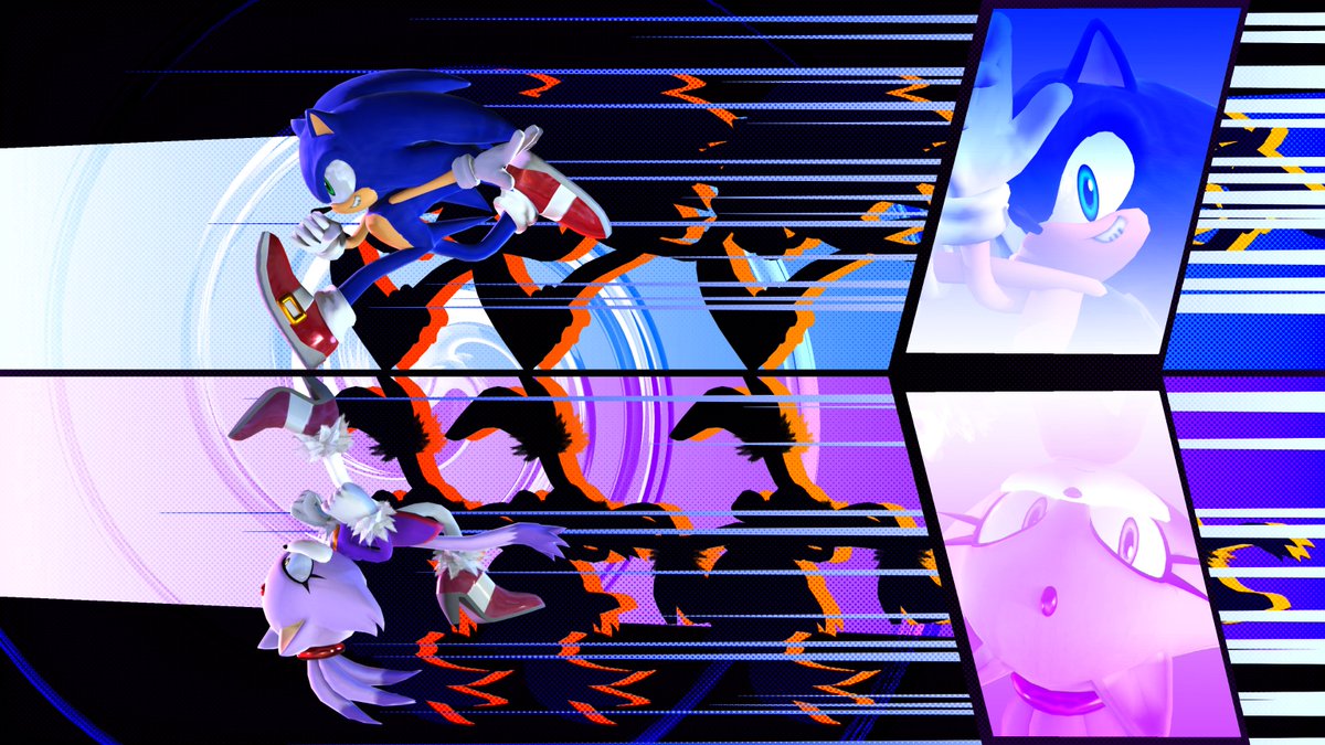 Black_Pens_555's tweet photo. SONIC RUSH!!! https://t.co/EYQ2mqUhq5