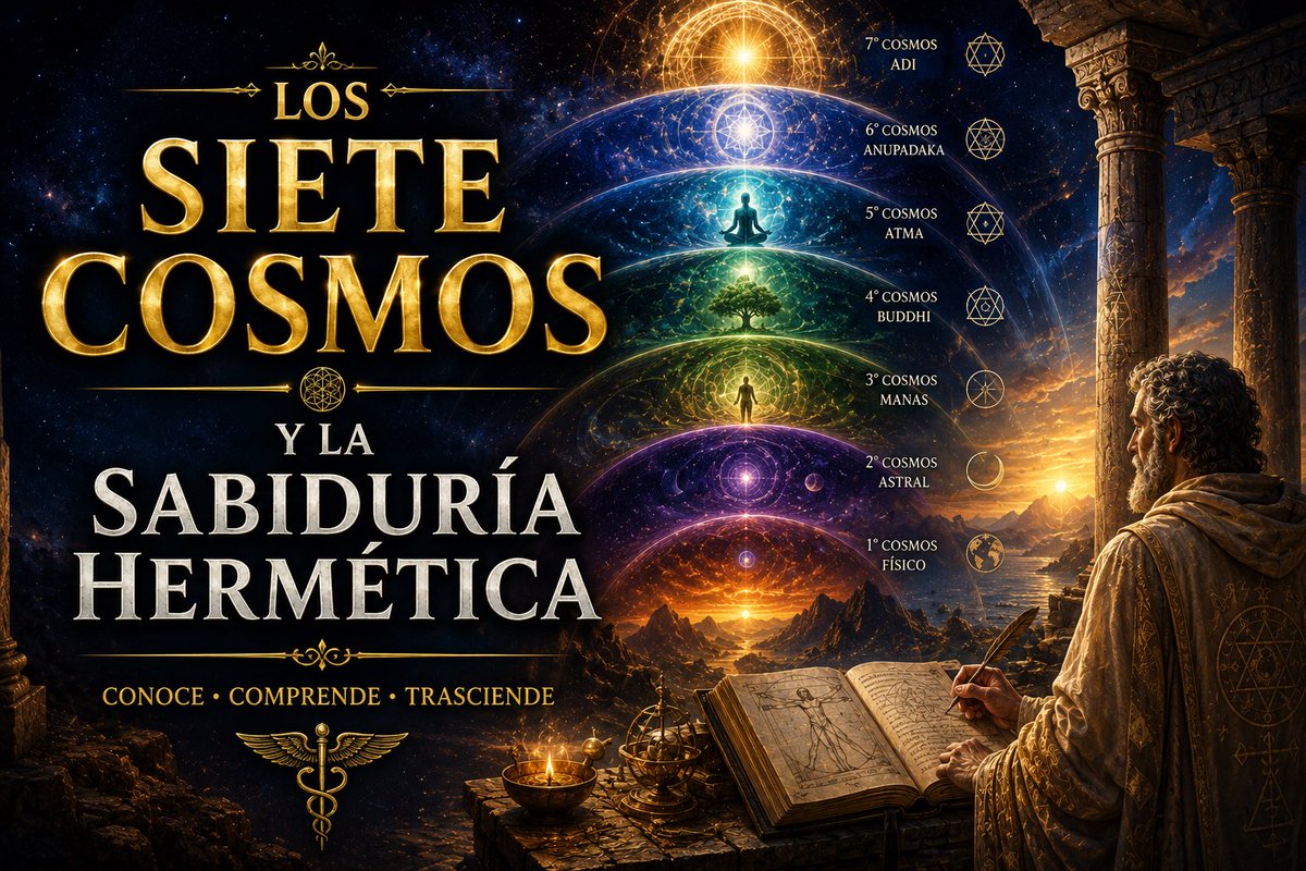 JulianReiki's tweet photo. 🔥🔥🔥 Los Siete Cosmos y la Sabiduría Hermética 🔥🔥🔥

🔥 Aprendamos sobre el Ser Espiritual 🔥

🌈 Que la Gran Luz sea manifiesta

🐦‍🔥 CONÓCETE A TI MISMO 🌕

Todo trabajo exterior es reflejo del trabajo interior.

🎥  Clase 260: Los Siete Cosmos y la Sabiduría Hermética

✅ https://t.co/9OXYKrJ5yM

♌️ Siéntete libre de compartir nuestras clases.

Son gratuitas, sostenidas por el amor, el altruismo y el anhelo sincero de despertar la conciencia.

‼️ Únete a nuestra Comunidad‼️

🔹 Clases en vivo todos los Jueves – 20:00 hrs (Centro de México)
🔹 Más de 280 clases grabadas disponibles
🔹 Grupo privado de WhatsApp
🔹 Material PDF gratuito
🔹 Talleres y meditaciones guiadas

Trabajamos temas como:
🧘🏻‍♂ La Ciencia de la Meditación
🌟 El Pentagrama Esotérico
🧠 La Mente Universal
👁 La Auto-Observación
🩵 La Suprasexualidad
👳🏻‍♀ La Divina Madre Kundalini Particular
⚰ Tanatología
🧲 El Nivel del Ser y la Ley de la Atracción
♒ La Nueva Era de Acuario
… y muchos más.

Puedes iniciar en el momento que desees, avanzar a tu ritmo y desde la seguridad de tu hogar.

Si sientes el llamado, este es tu momento.

👉 ÚNETE AQUÍ:
✅ https://t.co/3dGSBDrNk5

Atentamente
Juan Julián Carballo Espinosa
Bendiciones
🌟🌟🌟♥️🌟🌟🌟