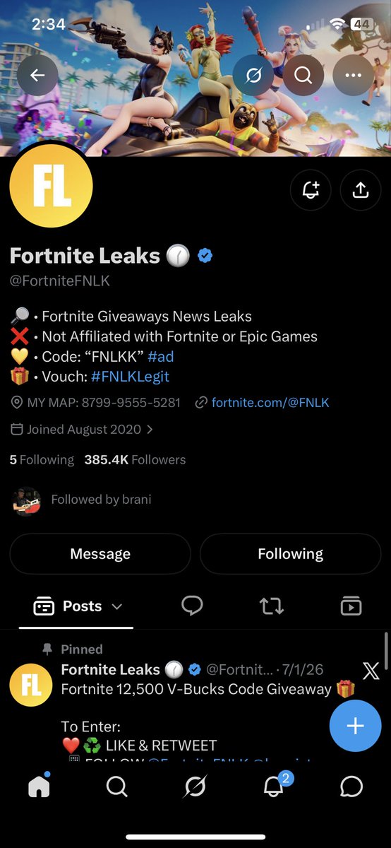 Apollo5643's tweet photo. @FortniteFNLK @braniyt Done https://t.co/bAnBPWGakV