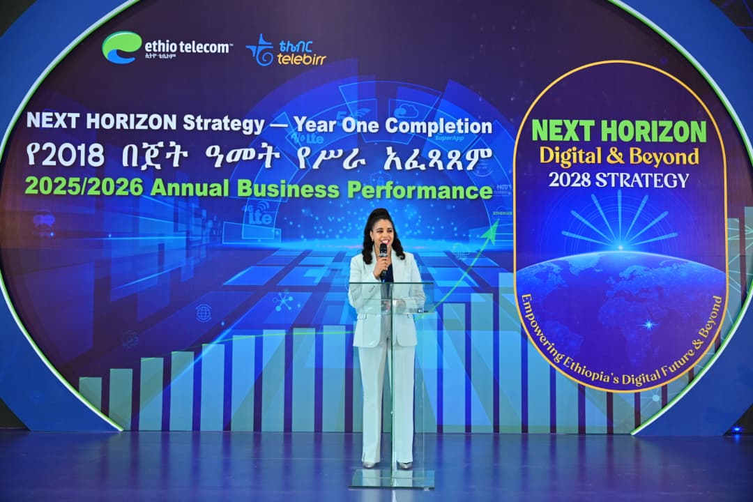 telebirr's tweet photo. ኩባንያችን የ2018 በጀት ዓመት እና የቀጣዩ አ���ማስ፡ ዲጂታል እና ከዚያም ባሻገር ስትራቴጂ የመጀመሪያ ዓመት እቅዱን በላቀ ስኬት ማጠናቀቁን በታላቅ ደስታ እናበስራለን! https://t.co/NAztVwS6kn
