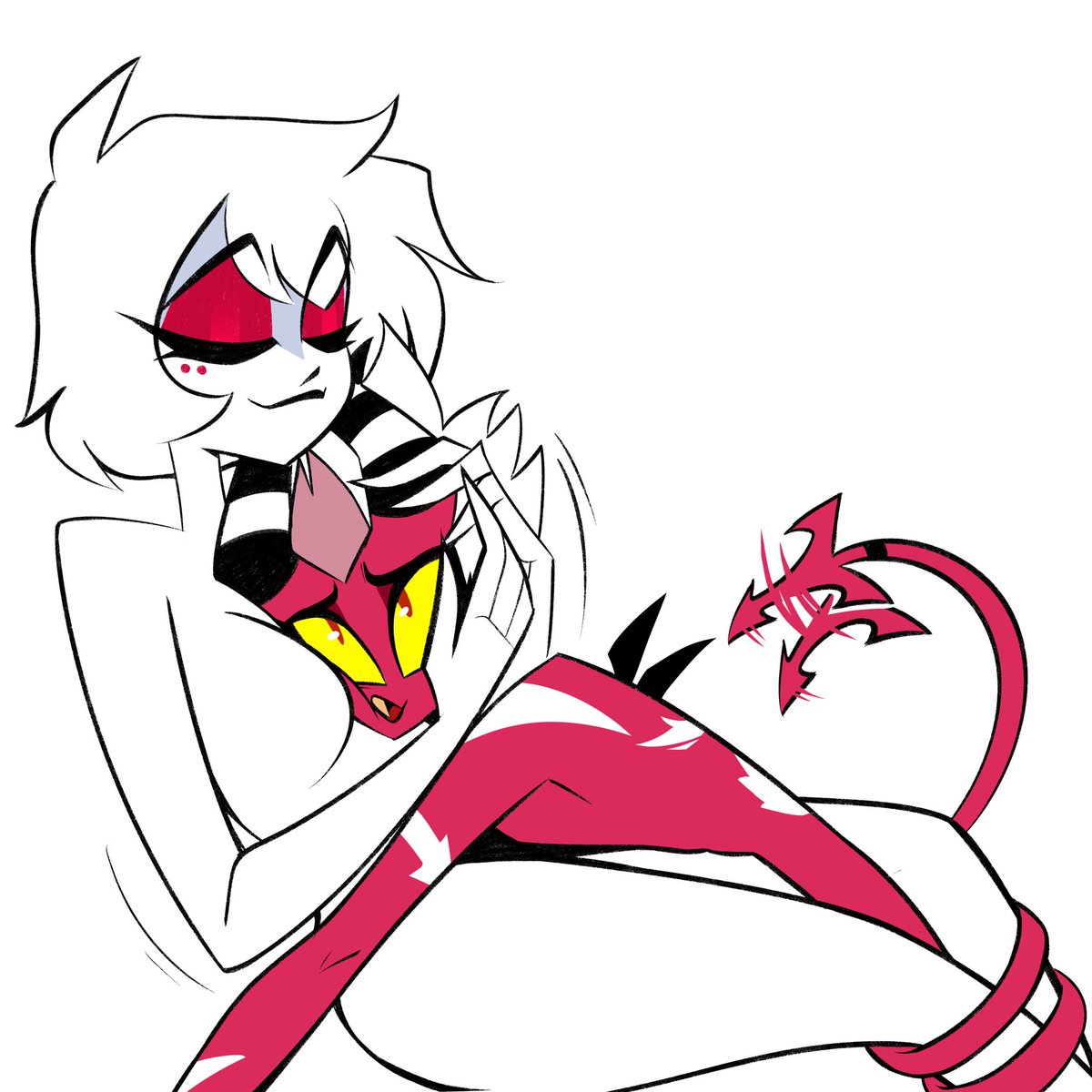Malidunn_Art's tweet photo. Not everything has to be “erotic.” Sometimes we need something sweet and wholesome for the heart too... ✨❤️

Aless belongs to @CorazonArts 
Az is my OC

Thanks, Corazón, for encouraging me to make this little video!! ❤️✨

#ship #oc #hazbinhotel #helluvaboss https://t.co/AObrMr9Nly