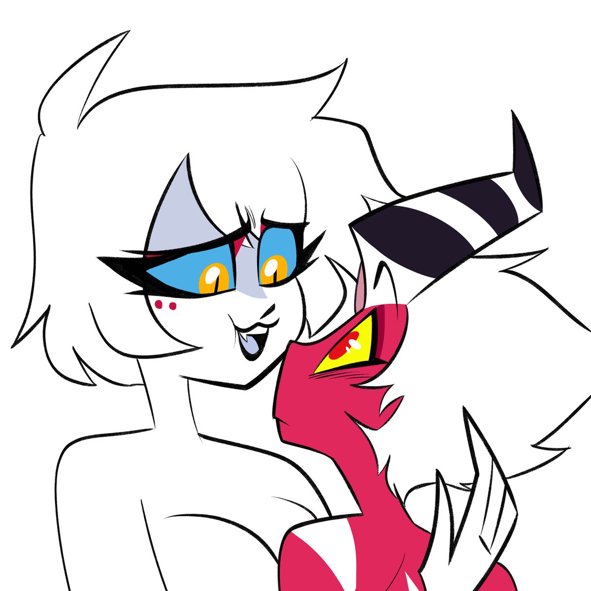 Malidunn_Art's tweet photo. Not everything has to be “erotic.” Sometimes we need something sweet and wholesome for the heart too... ✨❤️

Aless belongs to @CorazonArts 
Az is my OC

Thanks, Corazón, for encouraging me to make this little video!! ❤️✨

#ship #oc #hazbinhotel #helluvaboss https://t.co/AObrMr9Nly