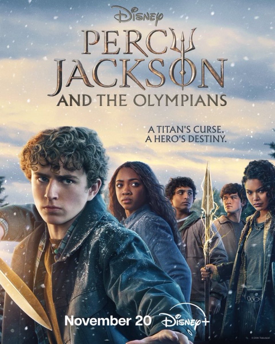 updatespercy's tweet photo. #PercyJackson &amp; The Titans Curse releases on Disney+ November 20th. https://t.co/8uXnVg80zA
