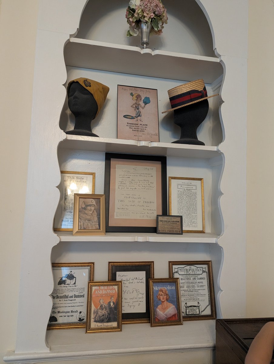 TaffetaChime's tweet photo. I'm visiting some family in Montgomery this week, and I got to visit the F. Scott and Zelda Fitzgerald Museum today! Got to see first editions of many of Scott's books, as well as Zelda's only novel, "Save Me the Waltz." #thefitz #fscottfitzgerald #zeldafitzgerald #montgomery https://t.co/zycVrbA6dw