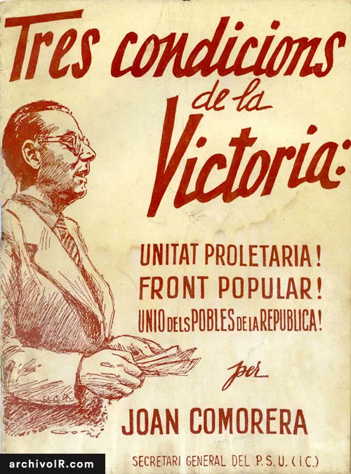 JoanTafalla53's tweet photo. Avui fa 90 anys de la Fundació del PSUC. 
En una data assenyalada en la història de la nostra classe i poble, un lletraferit escriu un text ple de tòpics, mitges veritats, mentides completes, tot plegat assaonat amb lectures indigestes i unes gotetes d' anti-comunisme...👇�� https://t.co/Hol8zDMQv9