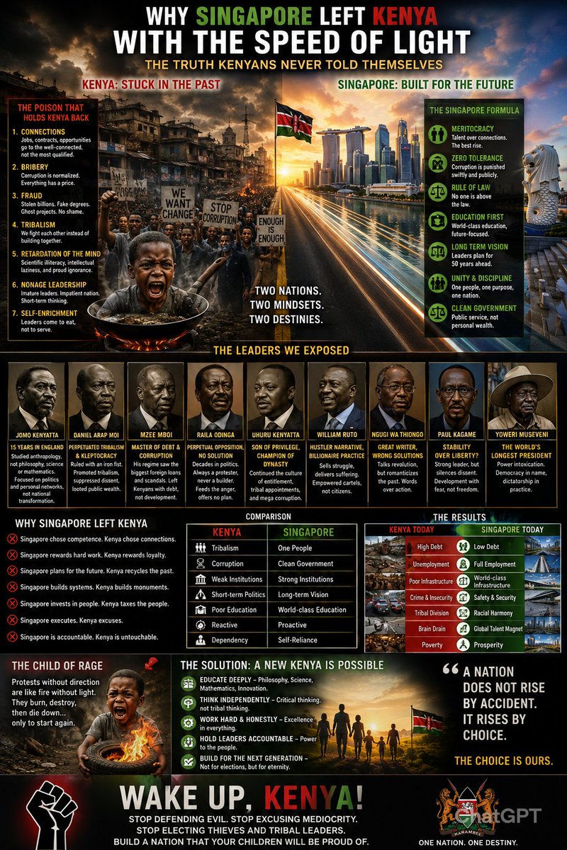 MainaKLLB's tweet photo. @MrJamesKe Debate a new legal system &amp; governance structure. Shepherded by a Lee Kwan Yew like me. Then ensure you don't have the leeway for an illiterate to get to power like @HonOscarSudi or @kibeandy use exams maybe. Kenyans love reading. That way you will have long term strategic agile https://t.co/Ix1VzGCzhS