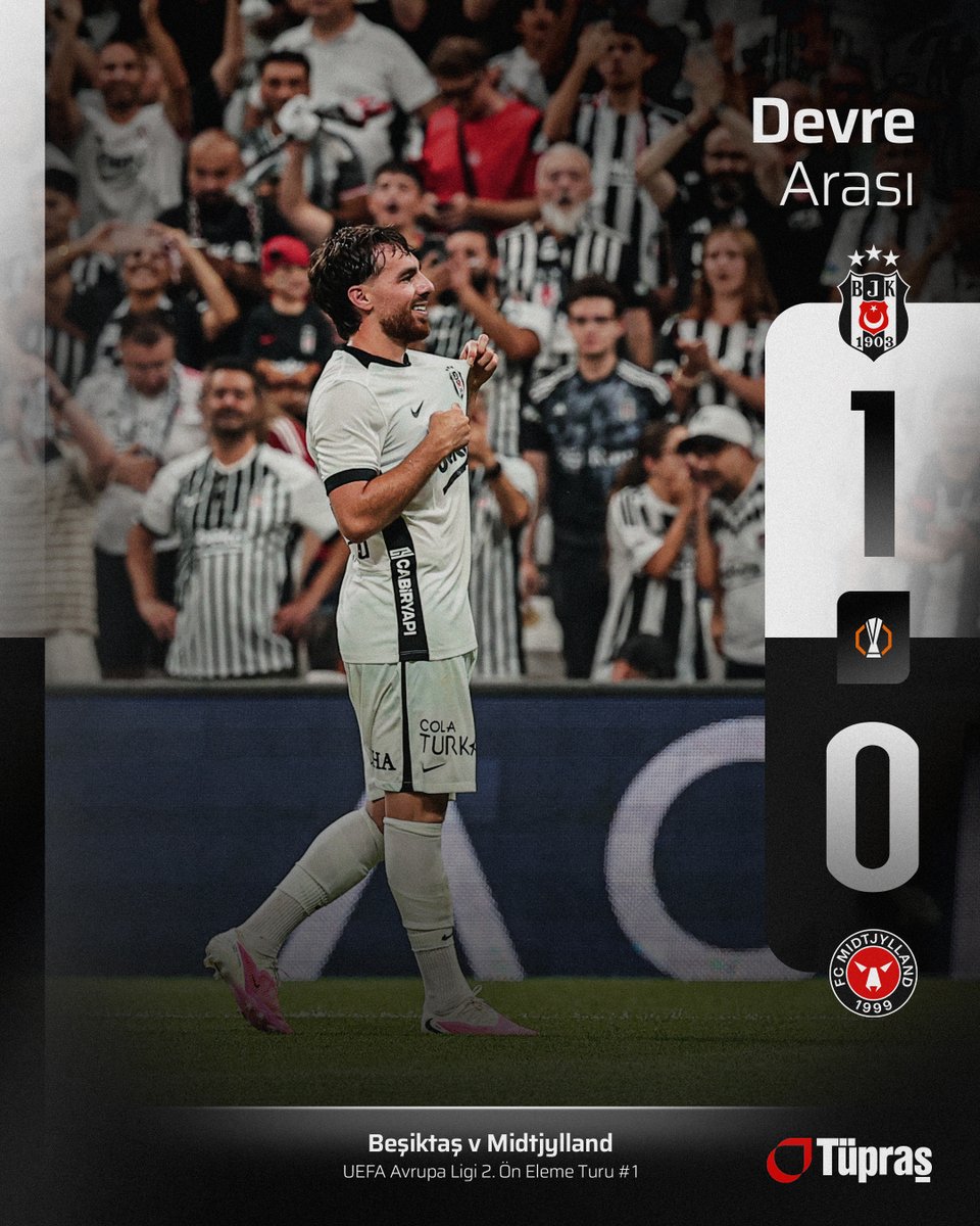 Besiktas's tweet photo. 🔚 Devre arasına 1-0 önde giriyoruz.

BJK 🆚 FCM | 1-0 https://t.co/id0VDjygGk