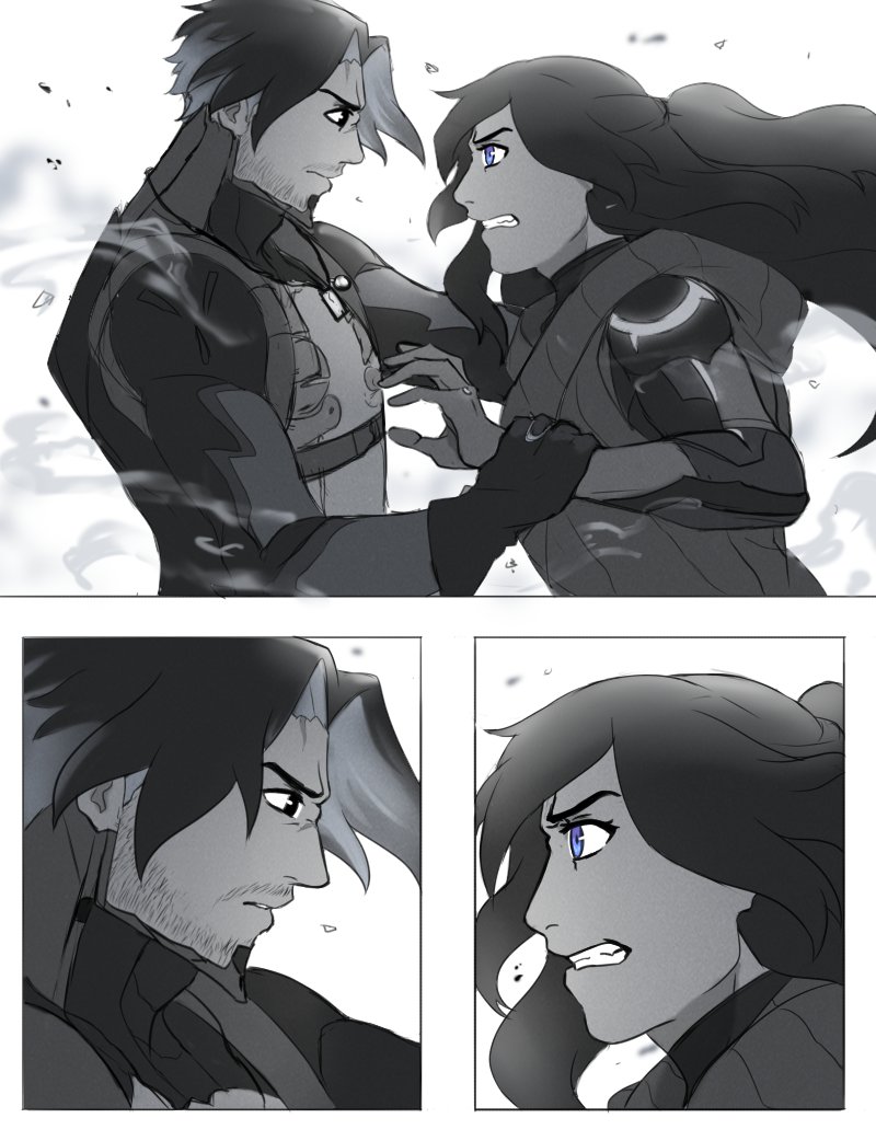 Shana3401's tweet photo. Arthur and my Drifter first meeting!!!!

#warframe #warframefanart #tennocreate https://t.co/DdR91orlM2
