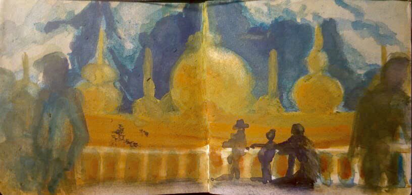 MellowTaki's tweet photo. Watercolor on sketchbook 10 https://t.co/uTc0CVDBpO