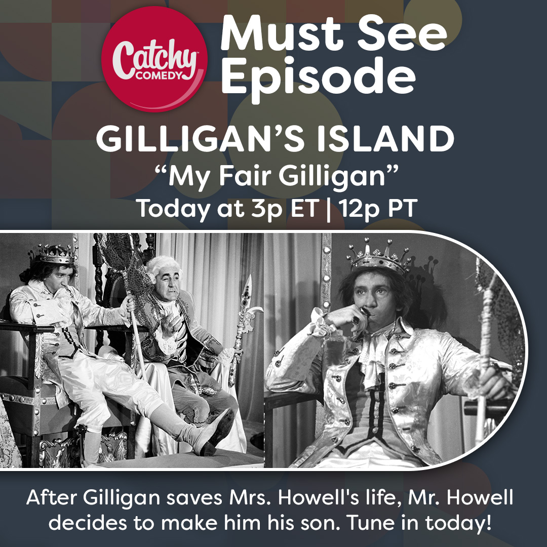 catchycomedyfun's tweet photo. Gilligan goes from first mate to first son! ⚓ Catch "My Fair Gilligan" today at 3p ET | 12p PT. 🏝️🥥 #ClassicTV https://t.co/RaHTaeUZXA