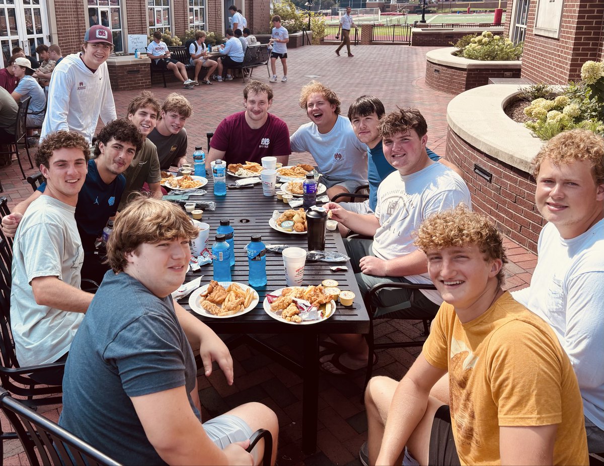 MBACoachBrock's tweet photo. Great Day for the Big Red. Play Hard, Play Fast, Compete!  Big THANK YOU to Uncle Bud’s Catfish and Friends’ Treat Truck for the food and ice cream. Defense Wins! Next up - Sewanee Camp 😈 sleep well this weekend! #Team128 https://t.co/2ZNNj6hMSv