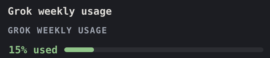 mattchapin's tweet photo. How is all of that only 15% of the weekly? @grok is soooo good. Don't sleep on this opportunity. https://t.co/JUS5OPBMpM