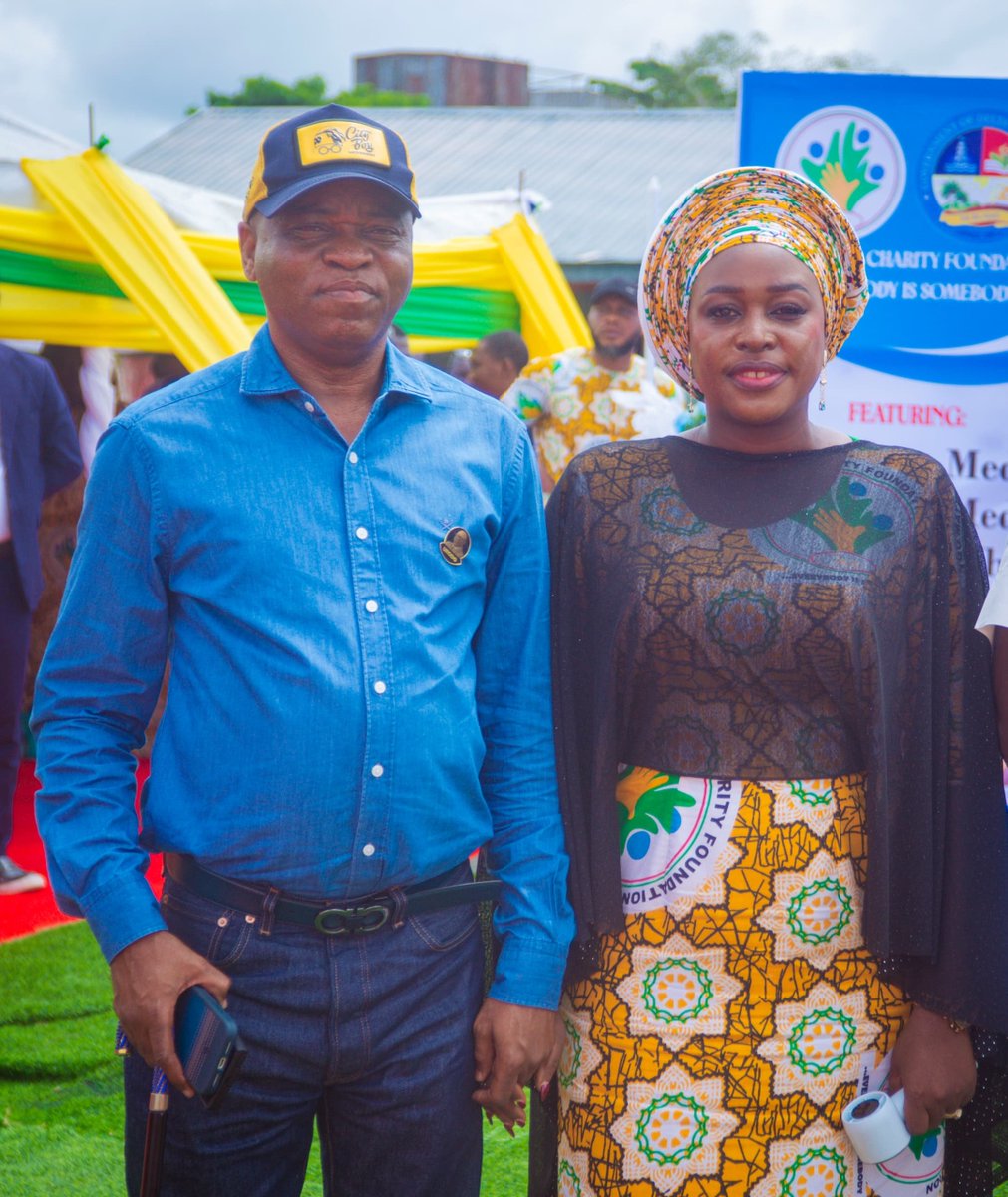 UghelliNorth's tweet photo. Chairman Jaro Egbo joins first lady TOBORE OBOREVWVORI for free medical outreach across federal constituency. The outreach programme, organized under the auspices of the You Matter Charity Foundation, was aimed at improving access to quality healthcare services for children https://t.co/iPVnB9Jer7