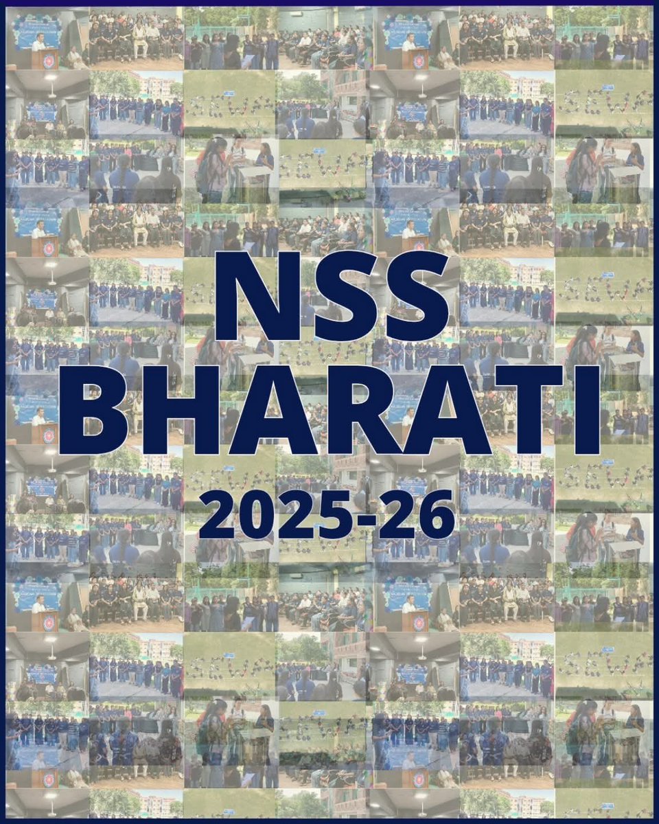 NSSBharati's tweet photo. Not me, but you. 💙
One team, one purpose, one spirit of service.
#NSS #NotMeButYou #NSSSpirit #BharatiCollege #DelhiUniversity https://t.co/ukoK8bAiMX