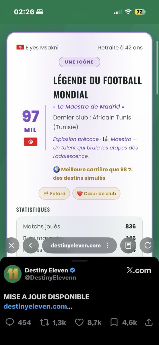 Sknpnm's tweet photo. Premier ballon d’or Tunisien de l’histoire 😝 https://t.co/tqnP589rZ4