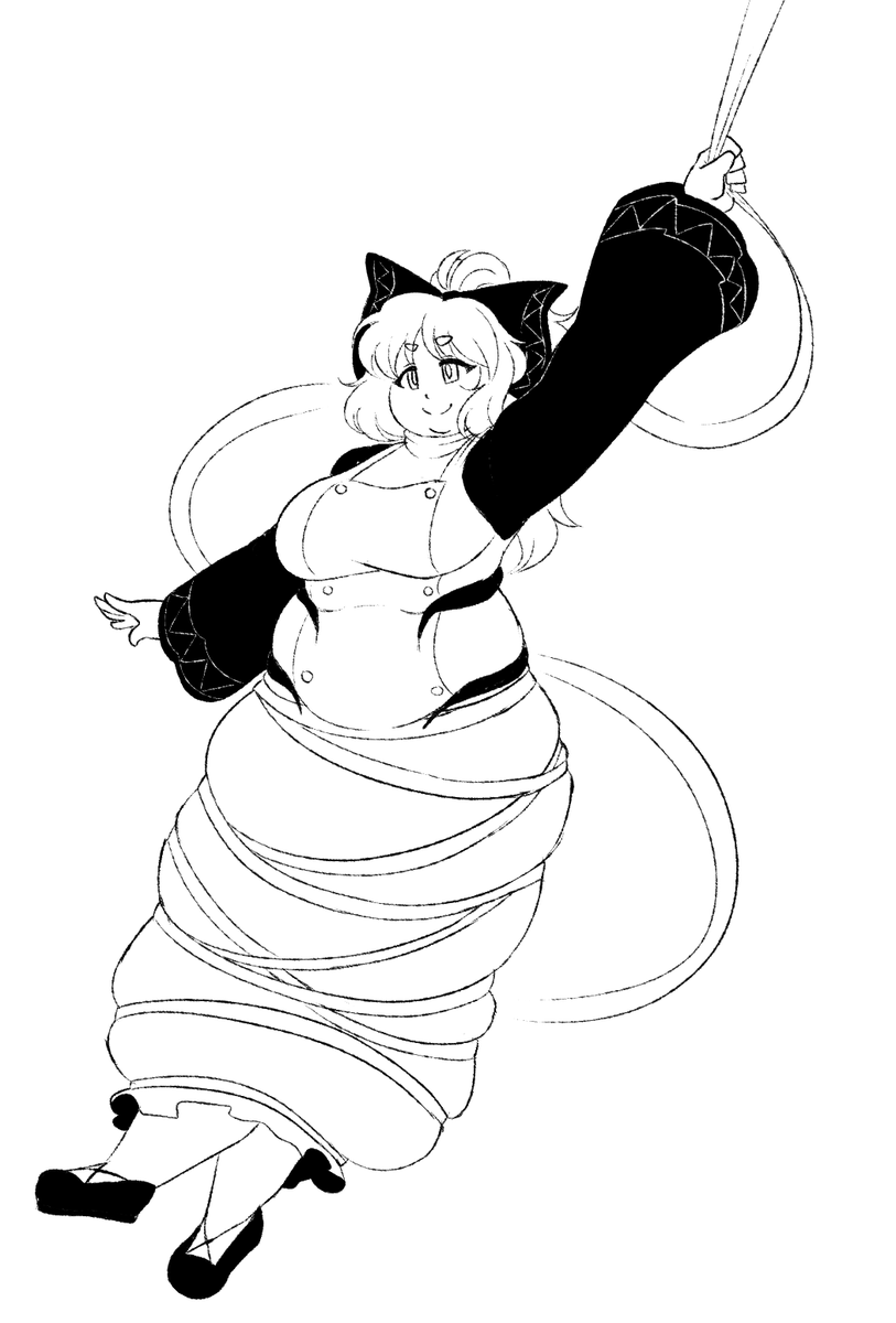 ShikiSketches's tweet photo. random touhou drawings! (1/2) https://t.co/M7SPsbciGV