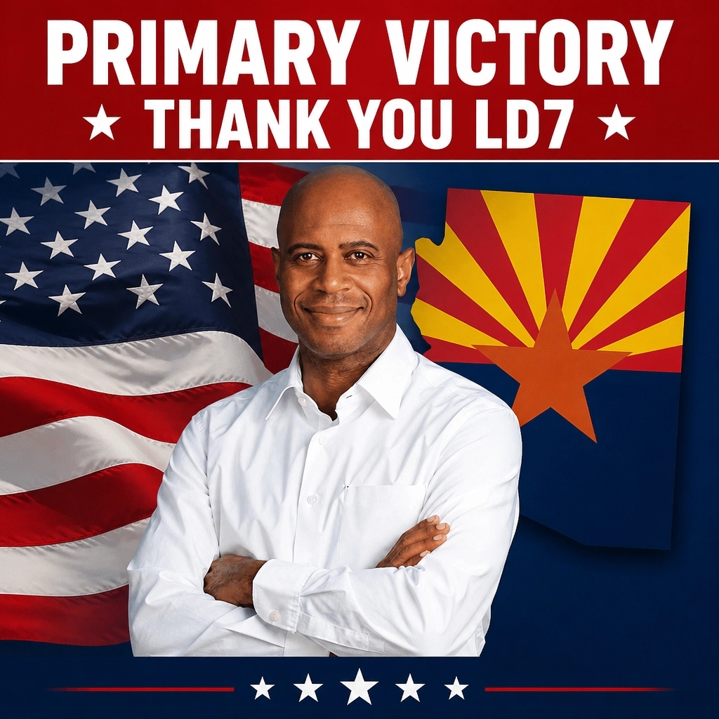 BlackmanForAZ's tweet photo. Thank you, LD7! We are deeply grateful for your prayers, blessings, and confidence in Team Blackman. You showed up and carried us to victory. 🇺🇸 #TeamBlackman #LD7 #ArizonaFirst https://t.co/4R9XWnfv19