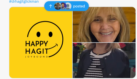 MGordonryan's tweet photo. @HappyHagit Shares about Joy &amp; Happiness

#JOYBOUND
#happyhagit

https://t.co/hsbDOXqh6q https://t.co/1QLQgXCjQi