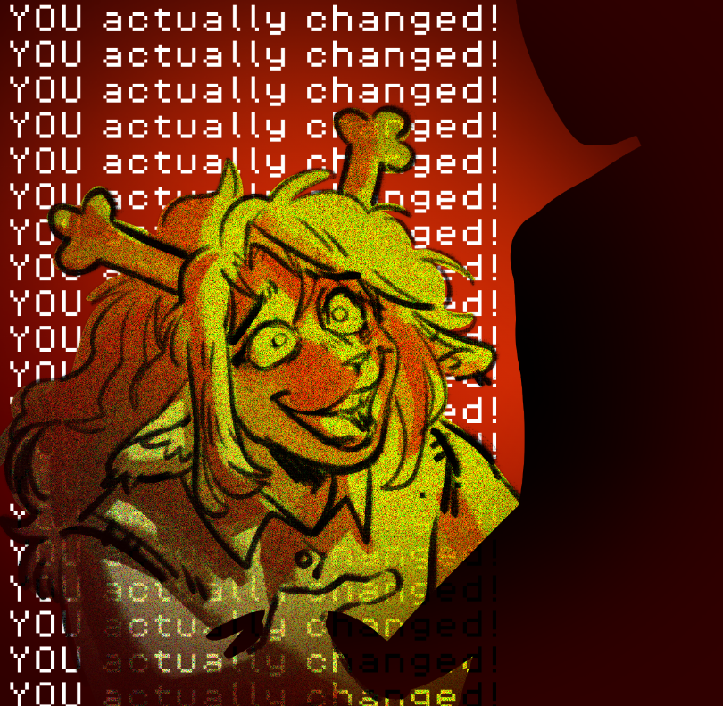 OranBerrieskw's tweet photo. YOU actually changed!

#noelle #deltarune https://t.co/SNHYa9HGwC
