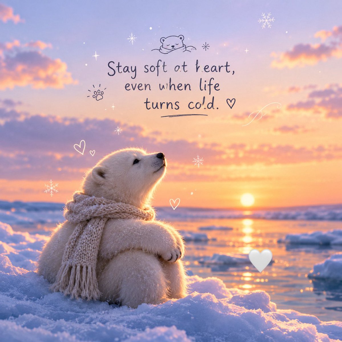Applelastut's tweet photo. Stay soft at heart, even when life turns cold.🐻‍❄️🤍 @Nakhra001 🙈

Nakhra 🐻‍❄️🩷🥰 https://t.co/DOR78v8jwV