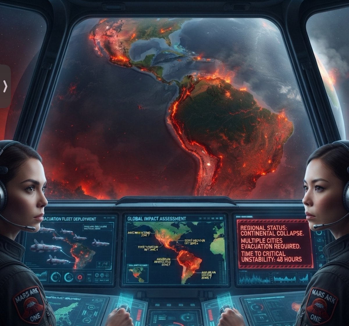 GregPopa's tweet photo. #Mars President: Bugsy 

#MarsArkOne🛰️

#Dubai 2033 Red Sea Inferno Global Impact Assessment 👀👀📰 https://t.co/Juy7mmRBd7