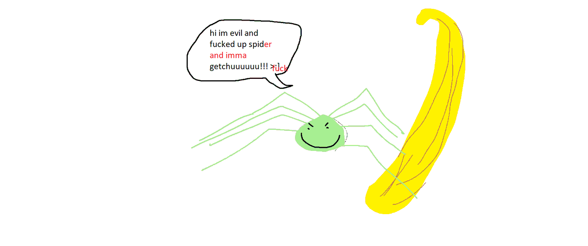 MoonPool888's tweet photo. bonus from when i saw a spider while i was watching (banana for scale) https://t.co/4oAgKmVvmf