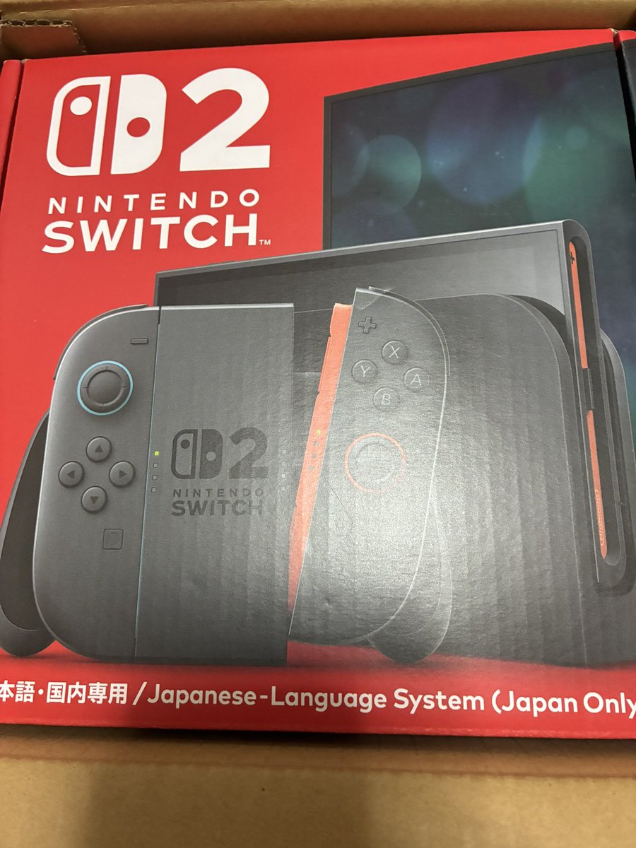 Syu3debito's tweet photo. Switch2をついに買いましたー！ https://t.co/6AnTEbgcGk
