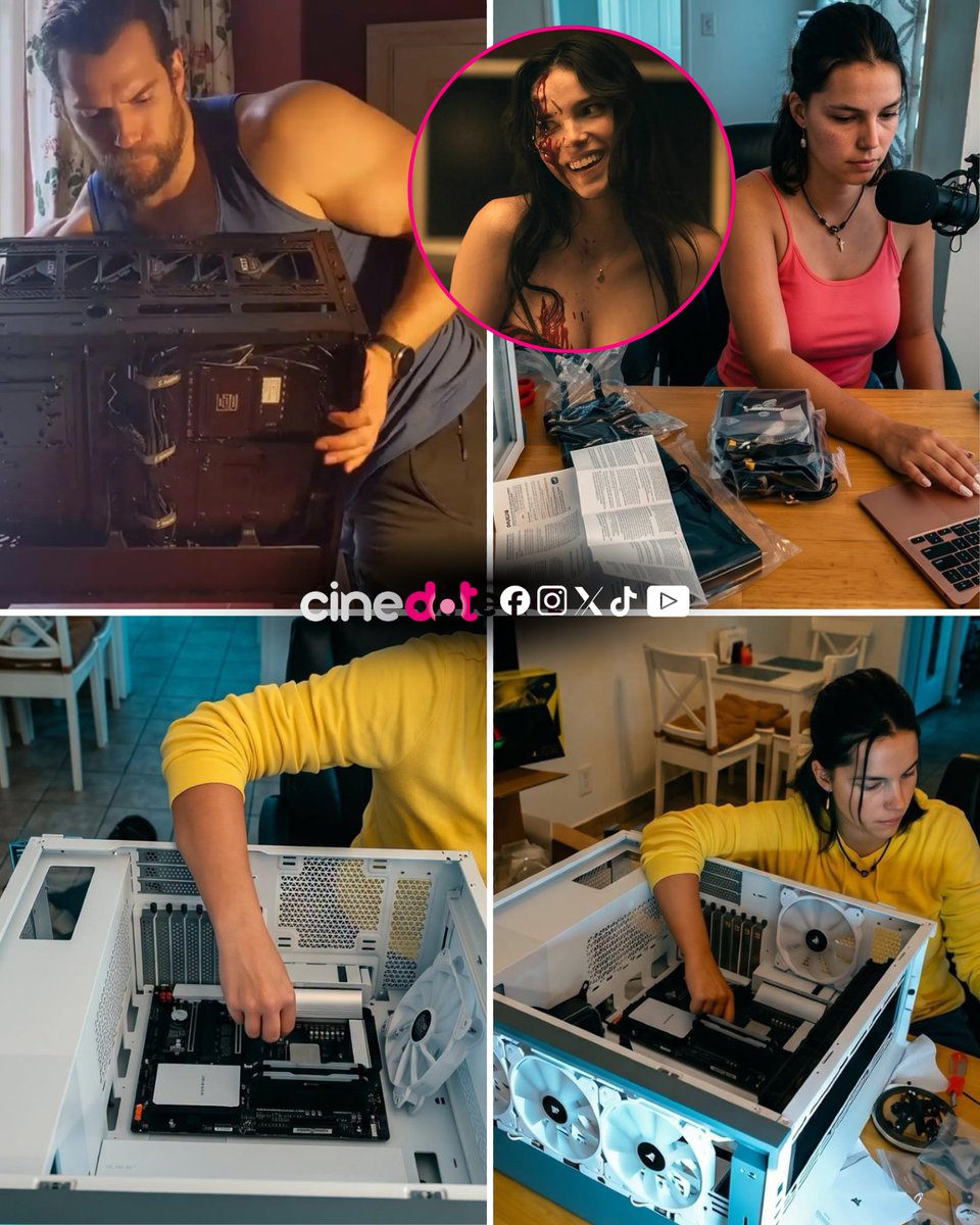 Cinedotmx's tweet photo. 🖥️ ¿Sabías que Inde Navarrette (Obsesión) recurrió al famoso montaje de PC de Henry Cavill mientras aprendía a armar su propia PC Gamer? 🤩 Verdaderamente es una de nosotros 🫶 https://t.co/oWiPJprUme