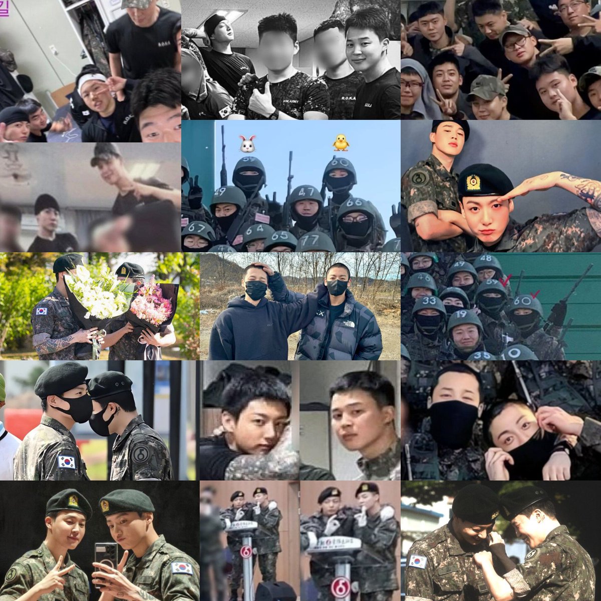 libravirgoduo's tweet photo. a daily reminder that jikook choose to enlist together and endure the hardest part of their life beside each other ♡ https://t.co/BJUe3N7Wul